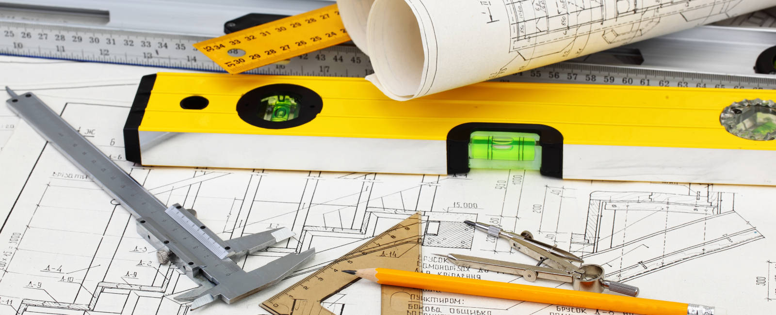 Architect drawings of solar panel installation